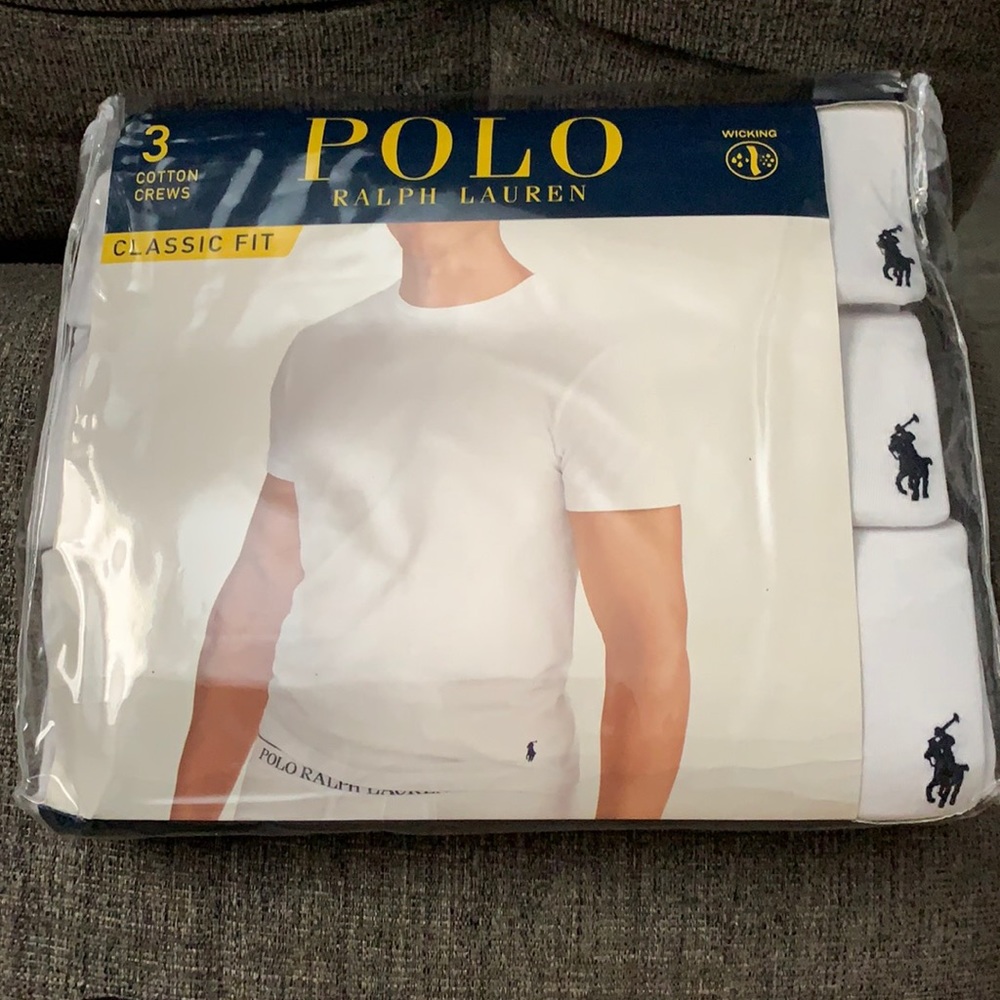 Polo cotton crew classic fit ( pack of 3)